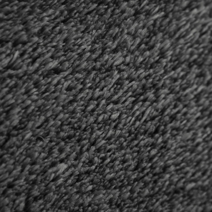 Paco Home Waschbarer Teppich Wohnzimmer Schlafzimmer Kurzflor rutschfest Flauschig Weich Moderne Einfarbige Muster, Grösse:100x200 cm, Farbe:Anthrazit – Bild 4