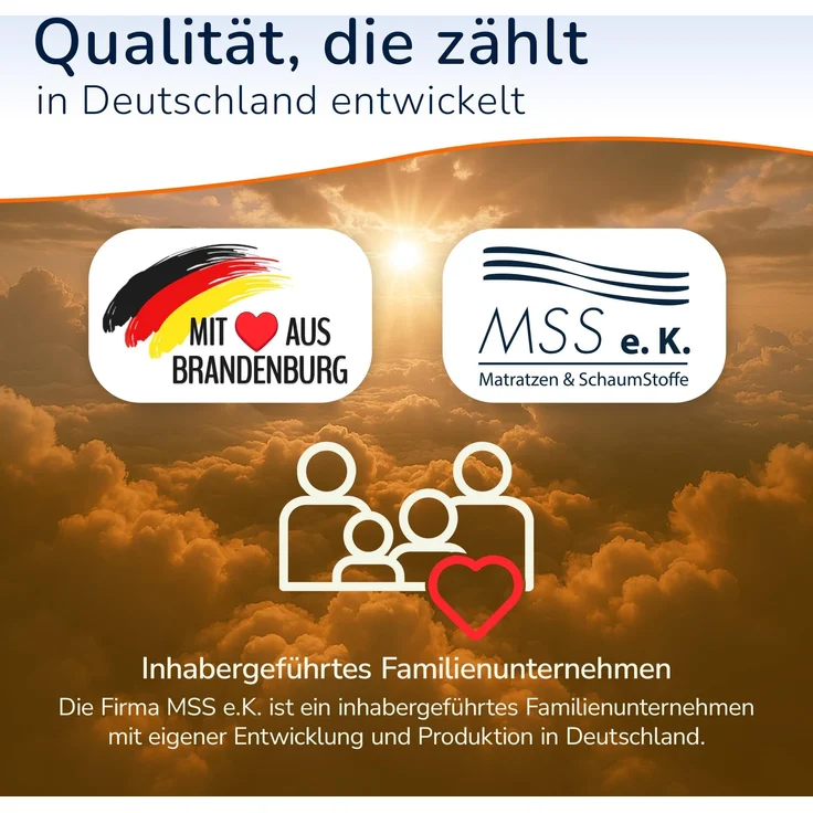 MSS Kissenbezug 2er Set - 40x80 cm - Burgund – Bild 7