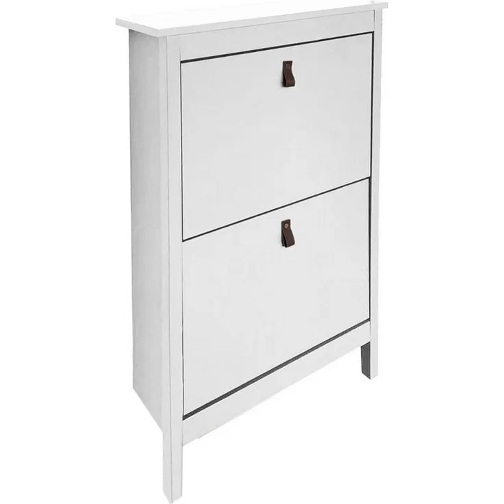 HTI-Living Schuhkipper Hayet, Schuhschrank mit 2 Klappen, Maße 54 x 92 x 18 cm, in hochwertiger Holzoptik