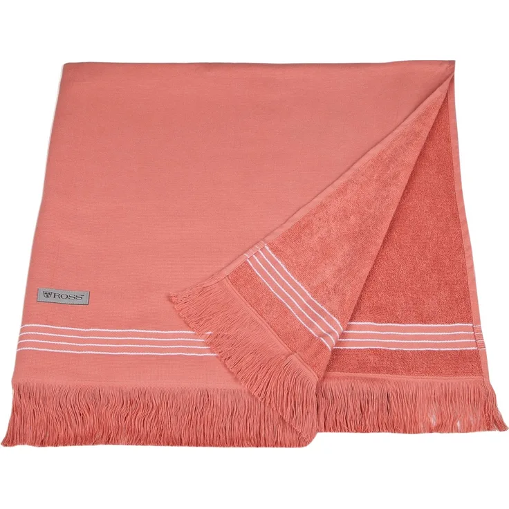 ROSS Hamamtuch Hamam, Hamam Frottier (Packung, 1-St), idealer Begleiter für Strand, Sauna oder Wellnessbereich