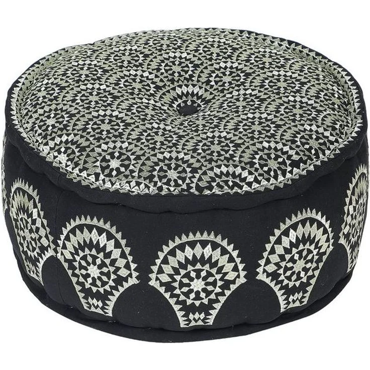 Marrakesch Orient & Mediterran Interior Pouf Marokkanischer Pouf Hocker Deko Amaya (1-St), Handarbeit – Bild 4
