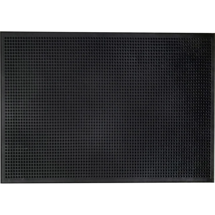 Fußmatte Gummilounge 45 x 75 cm schwarz