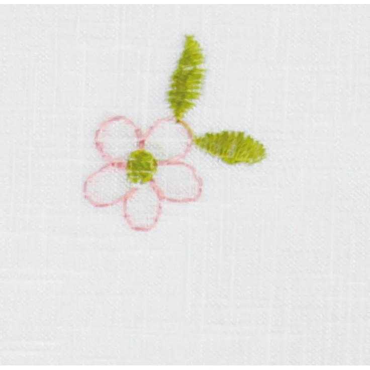 ARSVITA Tischdecke mit Stickerei, mit Blumen oder Schmetterlingen bestickte 30x30cm Decke für den Tisch, in vielen verschiedenen Designs verfügbar Weinrot - Grün Eckig – Bild 8