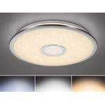 LED-Deckenleuchte, OSAKA, LEDs, mit Fernbedienung 30W, 3. 100 lm Ø 420, H 75