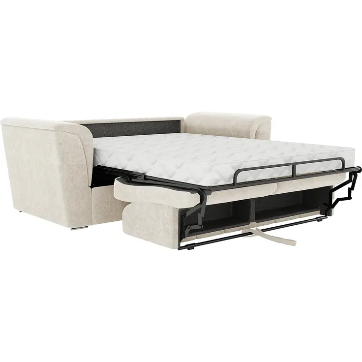 Vente-unique - RIZORA Sofa Stoff Beige - B 223 cm96 cm x H 88 cm x L 210 cm – Bild 5