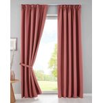 Gardinenbox Vorhang (2 St), verdecketeSchlaufen, verdunkelnd, Blickdicht »NewYork« Thermo-Gardine Blackout Kräuselband Raffhalter 20