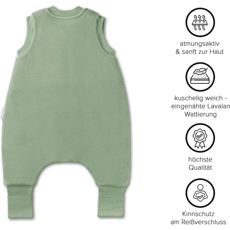 Hofbrucker Baby Winter Schlafsack mit Füßen MATTI – Bild 4