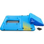 Badeinsel Summer Slide™ mit Wasserrutsche 376 x 311 cm