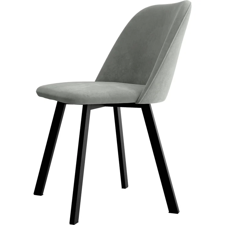 Mirjan24 Polsterstuhl K109 (Farbe: Magic Velvet 2217), 80 x 58 x 47 cm – Bild 1