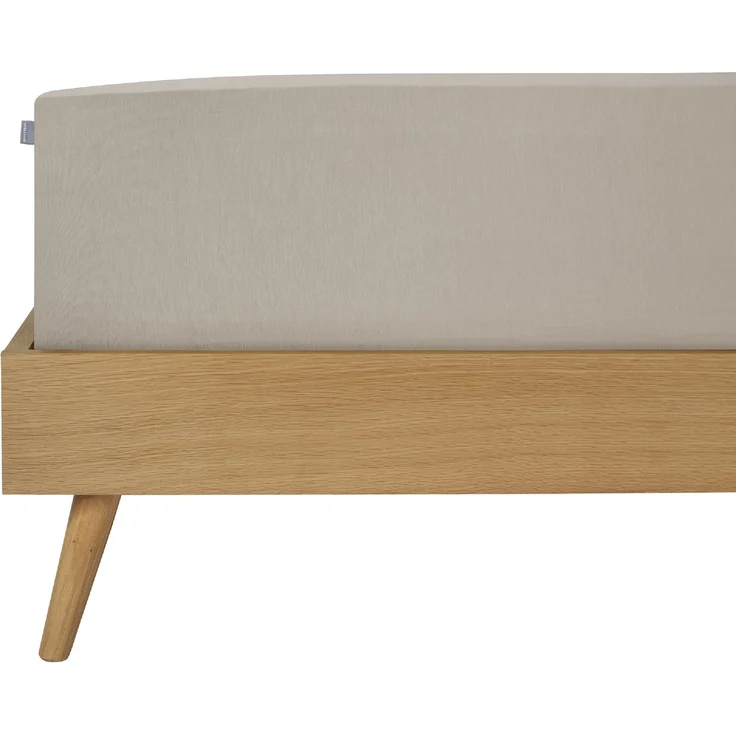 Schiesser Spannbettlaken Elli - 97/3 - 100 x 200 cm - Helltaupe – Bild 1