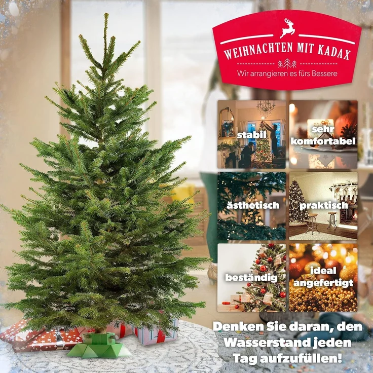 KADAX Weihnachtsbaumständer Weihnachtsbaumständer Baum bis 2 m – Bild 5