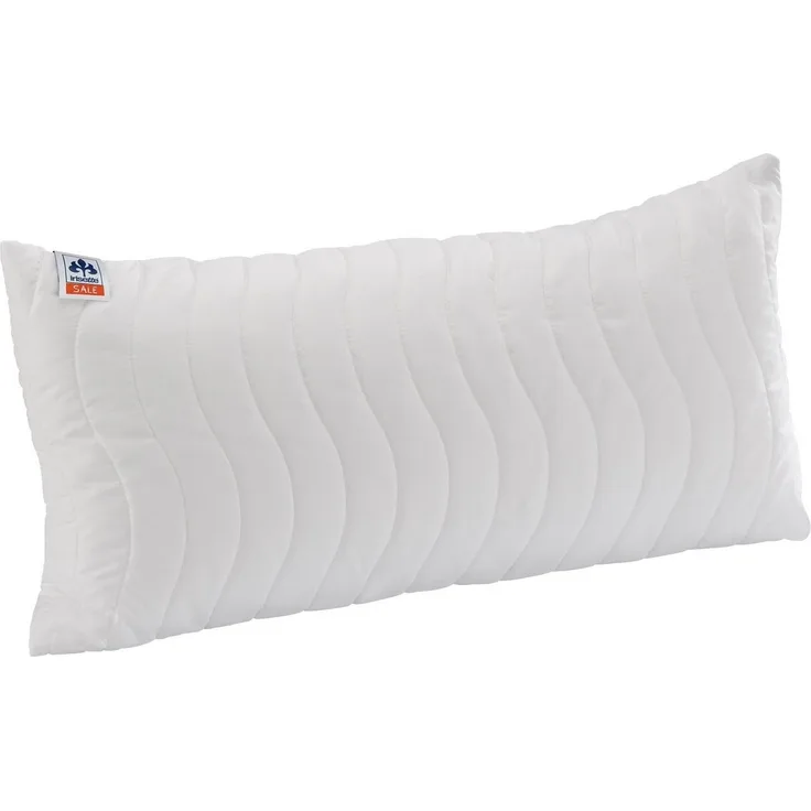 Irisette 'Jette' Kopfkissen, 95 Grad waschbar, inkl. Aufbewahrungstasche, Mikrofaser, 40x80 cm