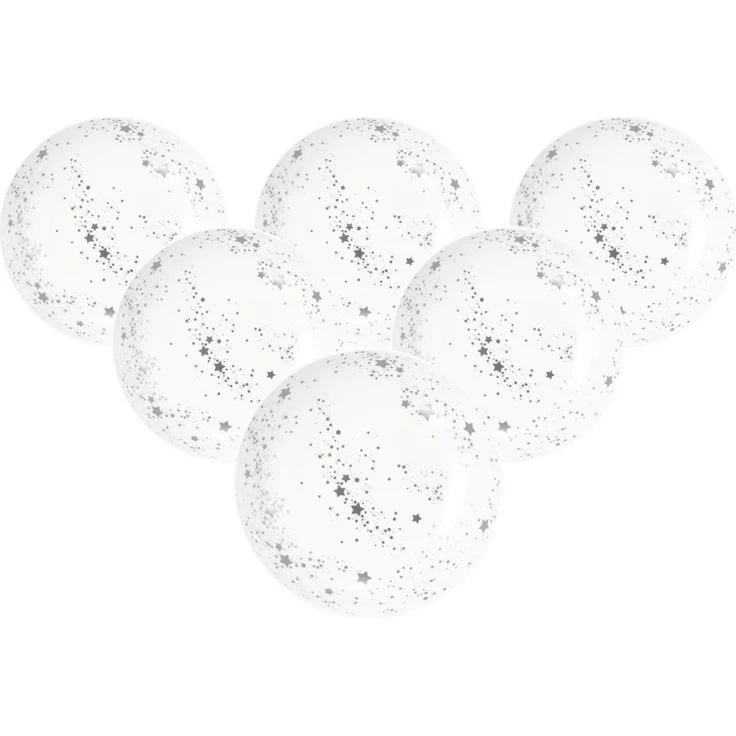 Seltmann Weiden Liberty Silver Stars Suppenteller ø 21,2 cm 6er Set – Bild 1