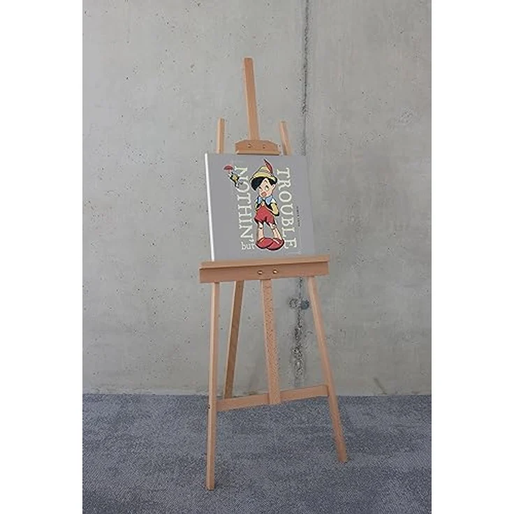 Komar Keilrahmenbild - Hey Pinocchio - 40 x 40 cm, kinderfreundliches Wandbild aus deutschem Qualitätsvlies, FSC-zertifiziert, geruchslos und wasserfest – Bild 3