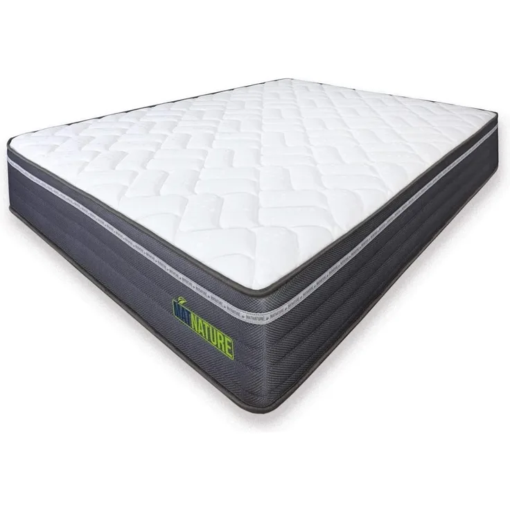 Matnature MatFoam | Wendbare Viscosoft-Matratze, fest und formstabil, Höhe 21 cm, sehr atmungsaktiv, antibakteriell, optimale Thermoregulierung, Rutschfester Stoff (120x180 cm)
