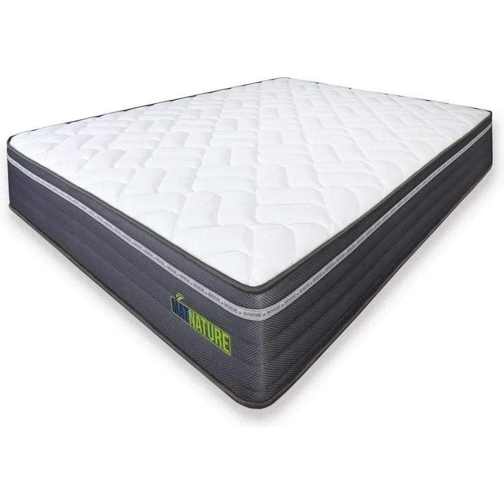 Matnature MatFoam | Wendbare Viscosoft-Matratze, fest und formstabil, Höhe 21 cm, sehr atmungsaktiv, antibakteriell, optimale Thermoregulierung, Rutschfester Stoff (120x180 cm) – Bild 1