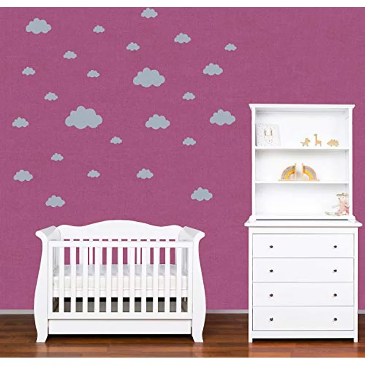 PREMYO 'Wolken' Wandsticker grau – Bild 8