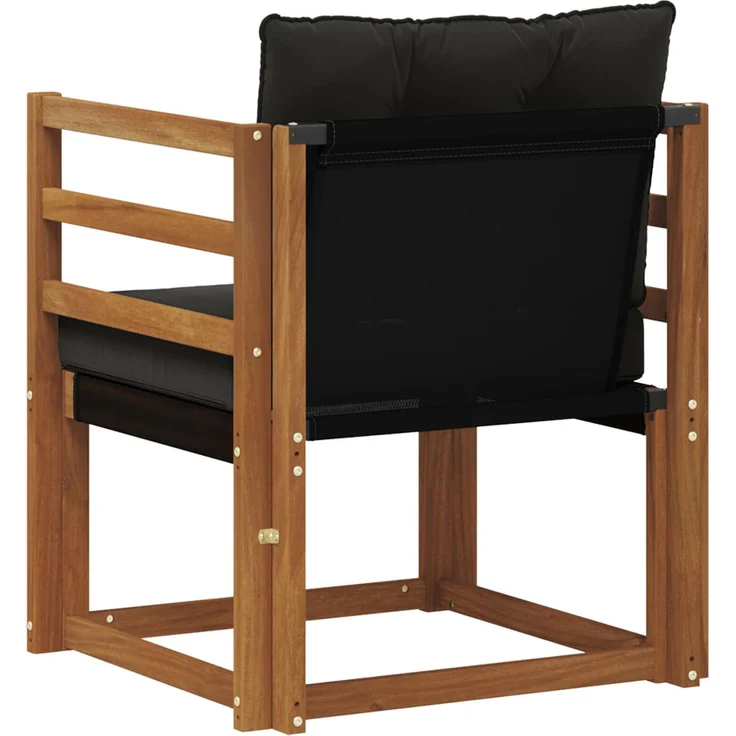 vidaXL 2 Stück Outdoor-Sofagarnitur Massives Akazienholz und Textilene 3436288 – Bild 6