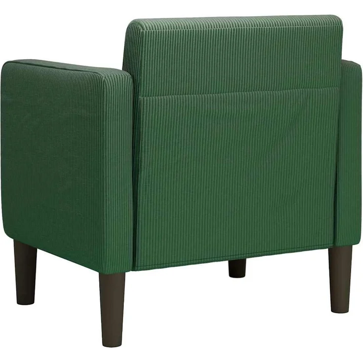 vidaXL Sessel mit Armlehnen Dunkelgrün 54 cm Cordstoff 4100520 – Bild 4
