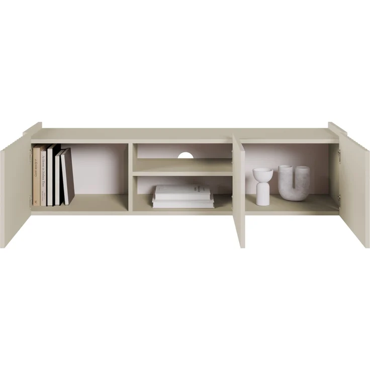 Selsey ‘Fiorra’ TV-Hängeboard 3-türig, Greige ca. 49 x 144 x 38 cm – Bild 4