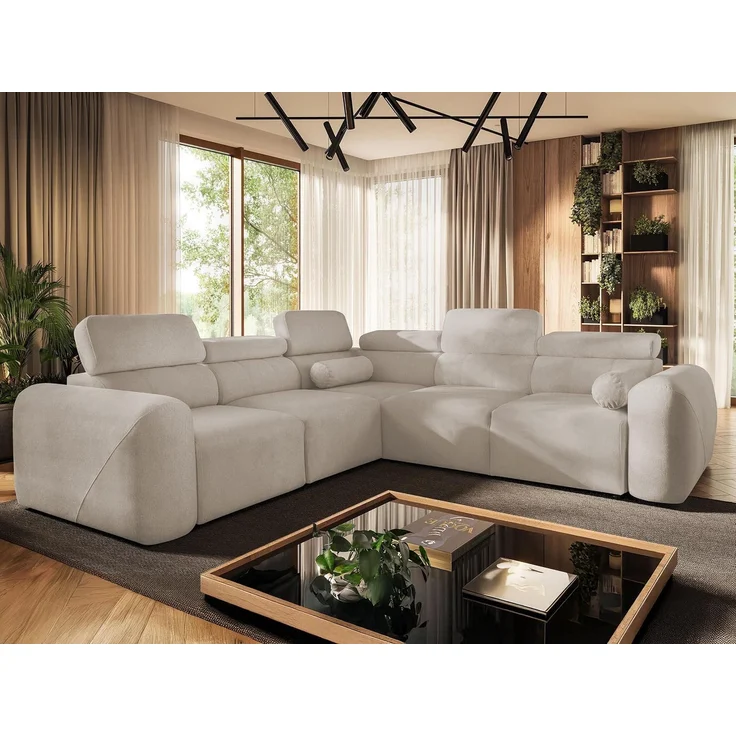 Ecksofa Mrebi III (Farbe: Velo 623, Seite: Links) – Bild 2