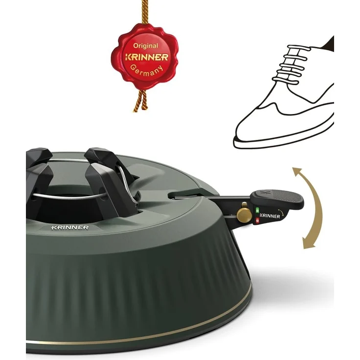 Krinner X-240 Christbaumständer, bis 240 cm Baumhöhe, Stamm max. Ø 11 cm – Bild 7