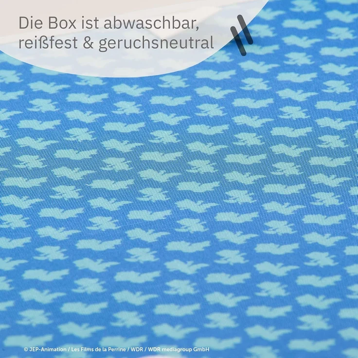 LIFENEY meets Bobo Siebenschläfer Aufbewahrungsbox mit Streuprint für Kinder - Box mit dem beliebten Siebenschläfer zum Verstauen von Spielzeug - 33 x 33 x 33 cm passend für klassische Würfelregale – Bild 4
