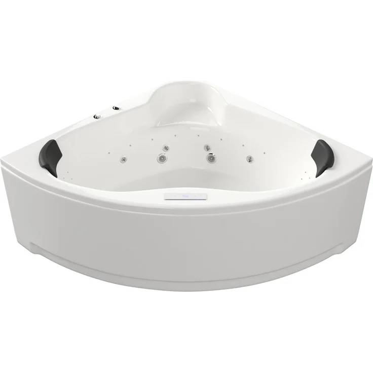 Deluxe Whirlpool Selene Ultra 140cm Made in Germany 80 Düsen & LED ohne Armatur : Ohne Armaturen – Bild 5
