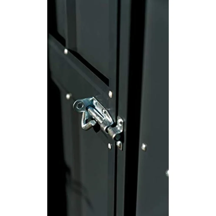 Globel Gerätehaus "Wand-Zierde Lean To 58", anthrazit – Bild 3