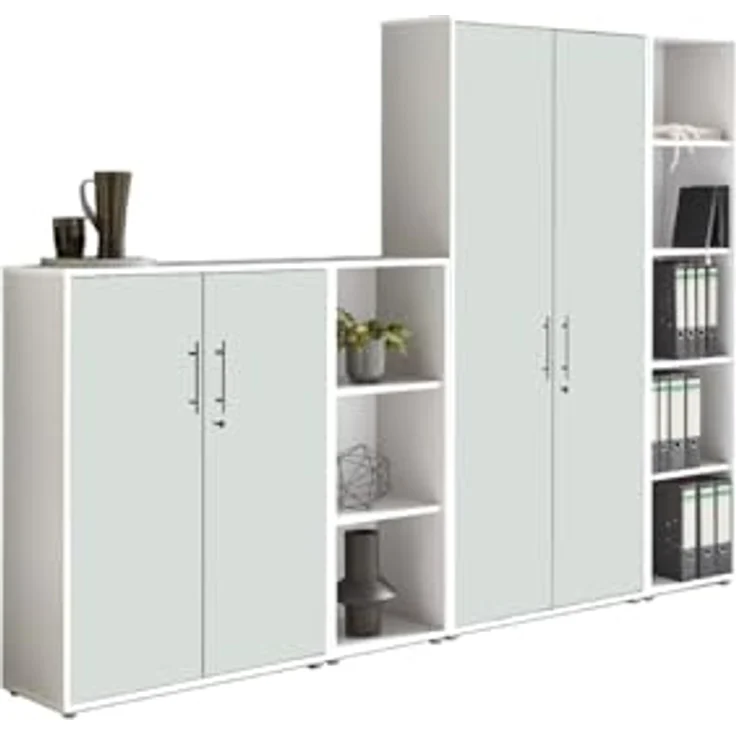 moebel-dich-auf Aktenschrank OFFICE EDITION (Set 4, abschließbar, Metallgriffen) Made in Germany – Bild 4