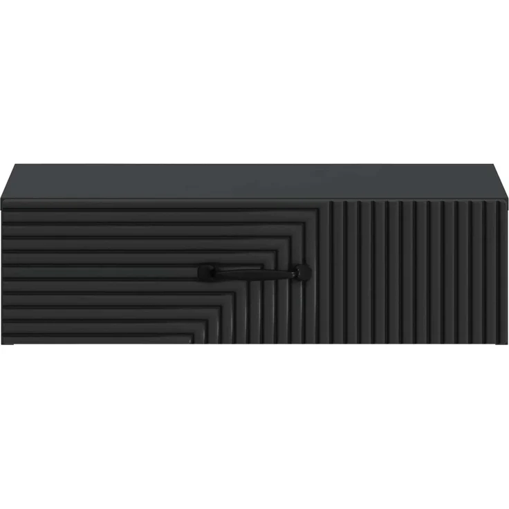 vidaXL Wandmontierter Beistelltisch Schwarz 59 x 34,5 x 17 cm 898656 – Bild 5