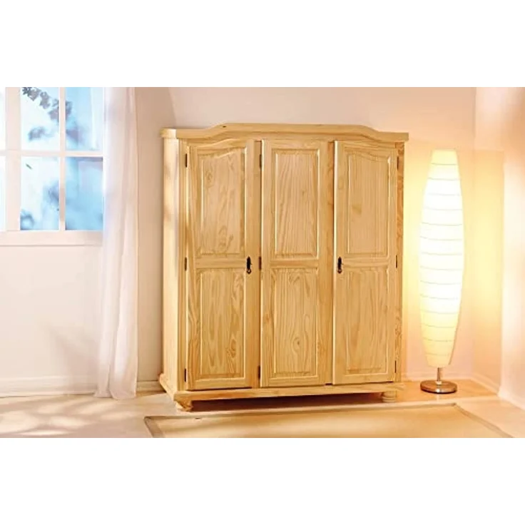 Dmora - Großer Mehrzweckschrank Dortmund, Multifunktionale Möbel, Schuhschrank, Besenschrank, 150x56 h180 cm, Eiche – Bild 2
