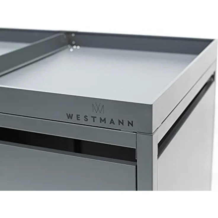 Westmann Stahl Mülltonnenbox für 2 Mülltonnen 240 – Bild 6