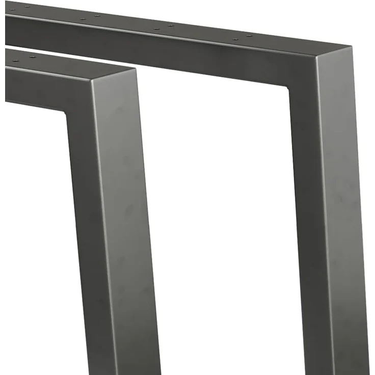 Tischbeine Schwarz 75 x 72 cm U-förmig Vicco – Bild 6