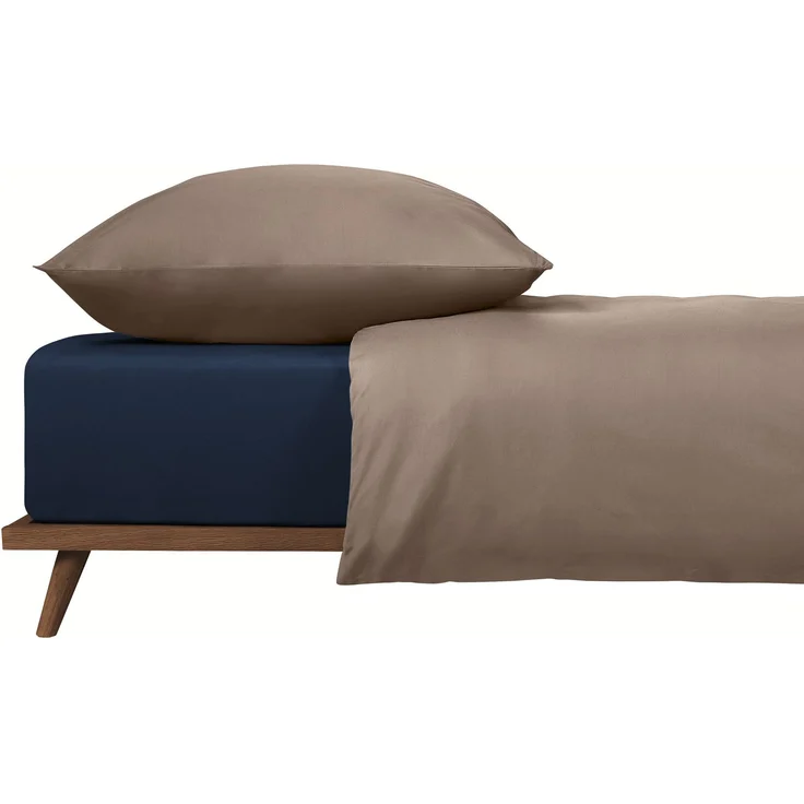 Uncover by Schiesser Spannbettlaken New Jersey - Edeljersey - 150 x 200 cm - Dunkelblau – Bild 3