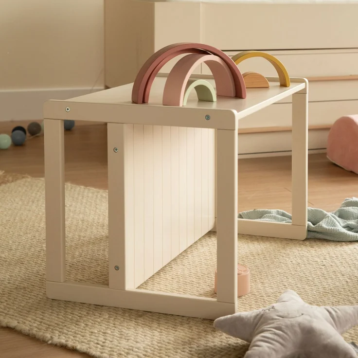 roba Sitzbank im Landhausstil - 2 Sitzhöhen oder als Kindertisch verwendbar - Cashmere – Bild 2