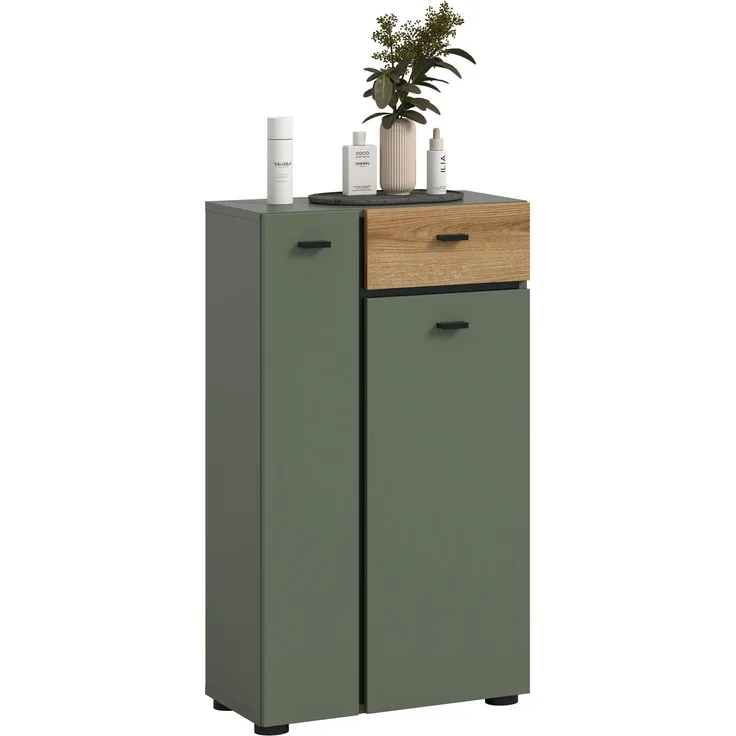 Aqua Standschrank in Sage Green Nachbildung