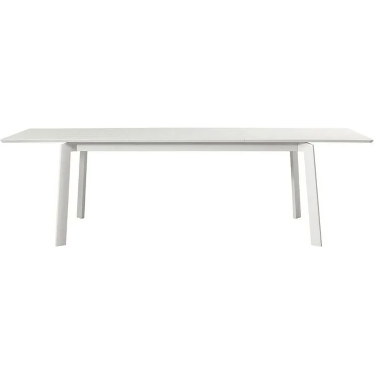 IDIMEX Gartentisch VERANO, Outdoor Tisch ausziehbar 180-260cm, Terrassen Tisch aus Alu weiß – Bild 4