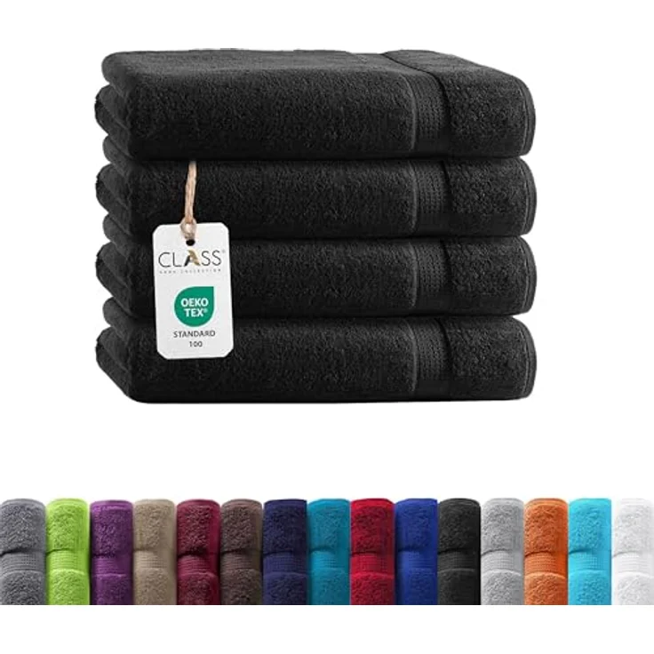 TRENDBUY24 Handtuch Set Handtücher Duschtücher Gästetücher Baumwolle Frottee Premium 4er Set, 100% Baumwolle (4-St), Duschtuch – Bild 2