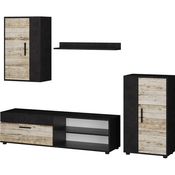 Wohnwand Berno Beige 4er Set Vicco