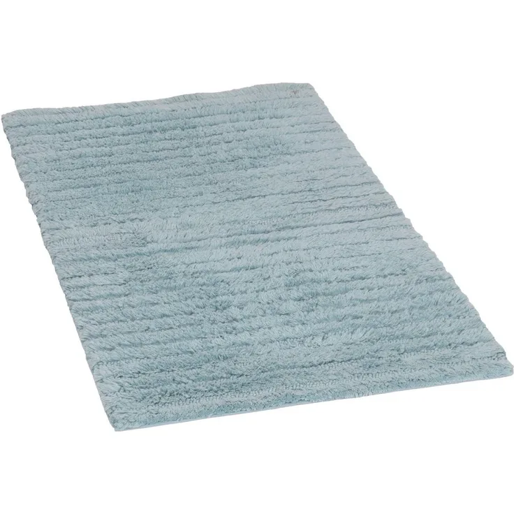 TOM TAILOR HOME Badematte Cotton Stripes, Höhe 20 mm, rutschhemmend beschichtet, fußbodenheizungsgeeignet, strapazierfähig, Baumwolle, quadratisch, Uni Farben, gestreift, reine Baumwolle, Hoch-Tief Effekt