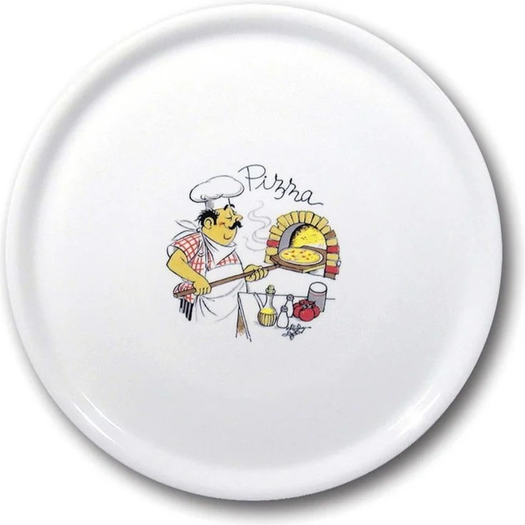 HENDI Pizzateller Traditional, Weiß, ⌀330mm – Bild 2