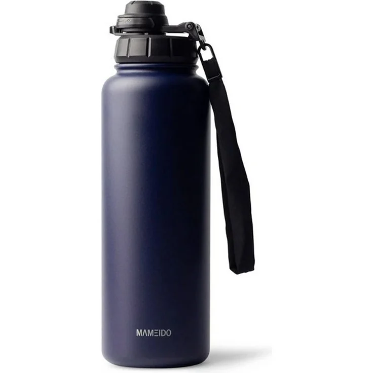 MAMEIDO Thermoflasche, mit 2-in-1 Deckel, Strohhalm und Handschlaufe in 500 ml, 700 ml & 1,2l – Bild 4