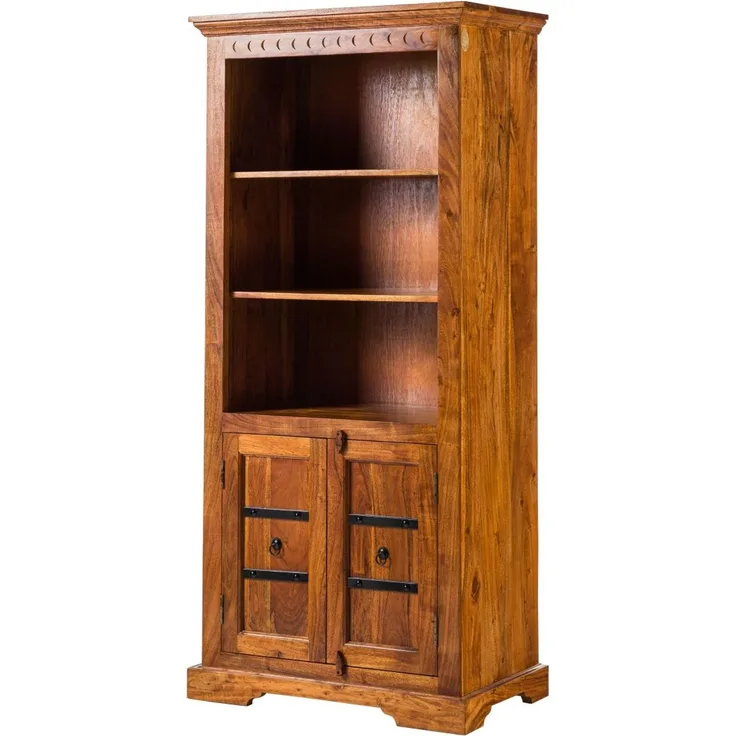 Regal Akazie 84x50x183 honig lackiert OXFORD #0406