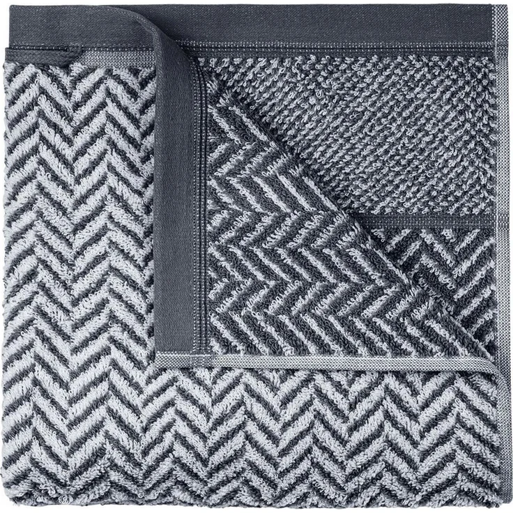 herzbach home Duschtücher Italiana 70x140 cm, (2-St), 500g/m², Premium-Qualität, 100% Baumwolle, gemustert – Bild 3