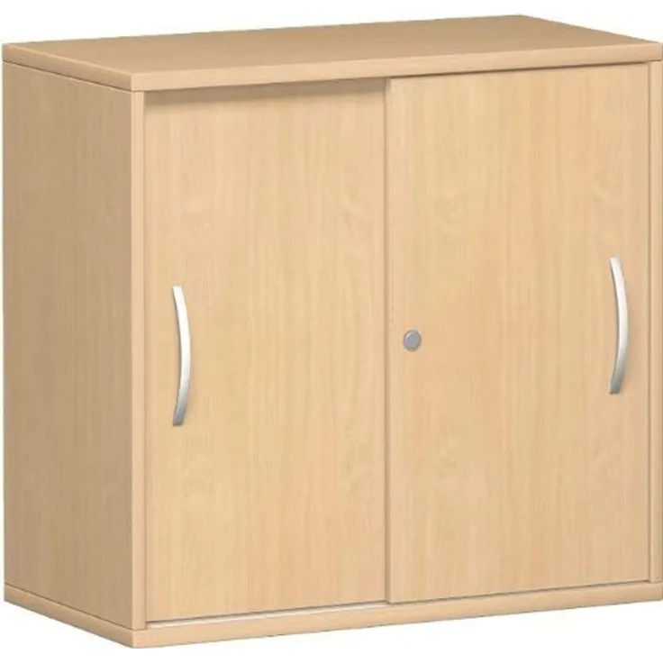 Anstell-Schiebetürenschrank Oberboden 25 mm, 80x42x72cm, Buche Buche