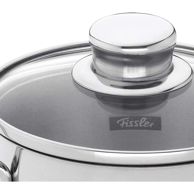 Fissler Kochtopf Häppchen, Edelstahl 18/10 (2-tlg), Induktions-geeignet, inklusive Glasdeckel – Bild 2