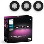 Philips Hue White&Col. Amb. Xamento Einbauspot schwarz 3x4.2W