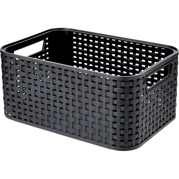 Curver Aufbewahrungsbox, Polypropylene, anthrazit, 28.5 x 19.4 x 13 cm