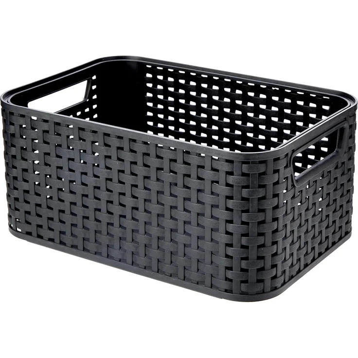Curver Aufbewahrungsbox, Polypropylene, anthrazit, 28.5 x 19.4 x 13 cm